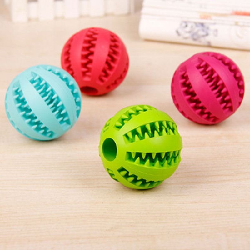 宠物玩具  超软硅胶弹力球 耐咬狗狗玩具磨牙洁齿