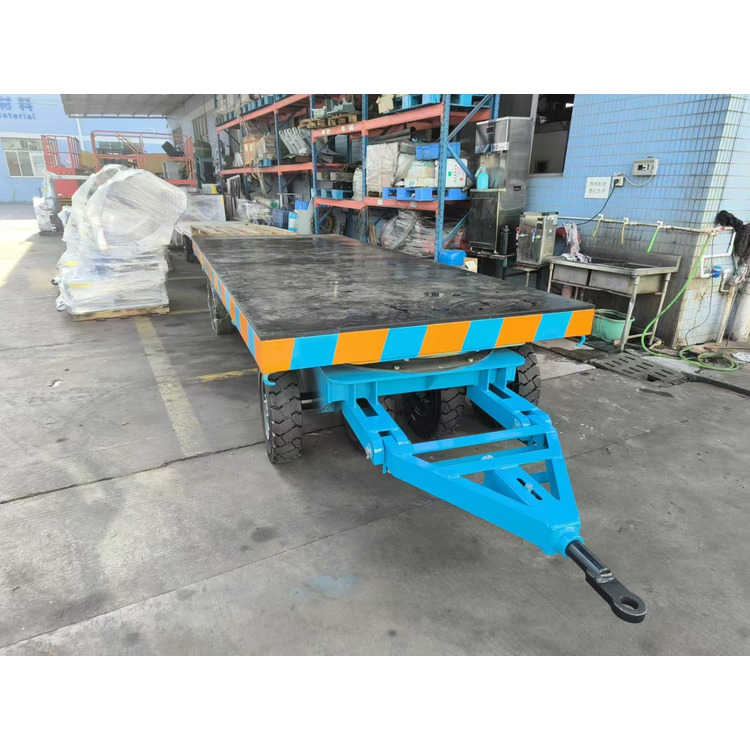 20吨重型平板拖车 带橡胶垫全挂车