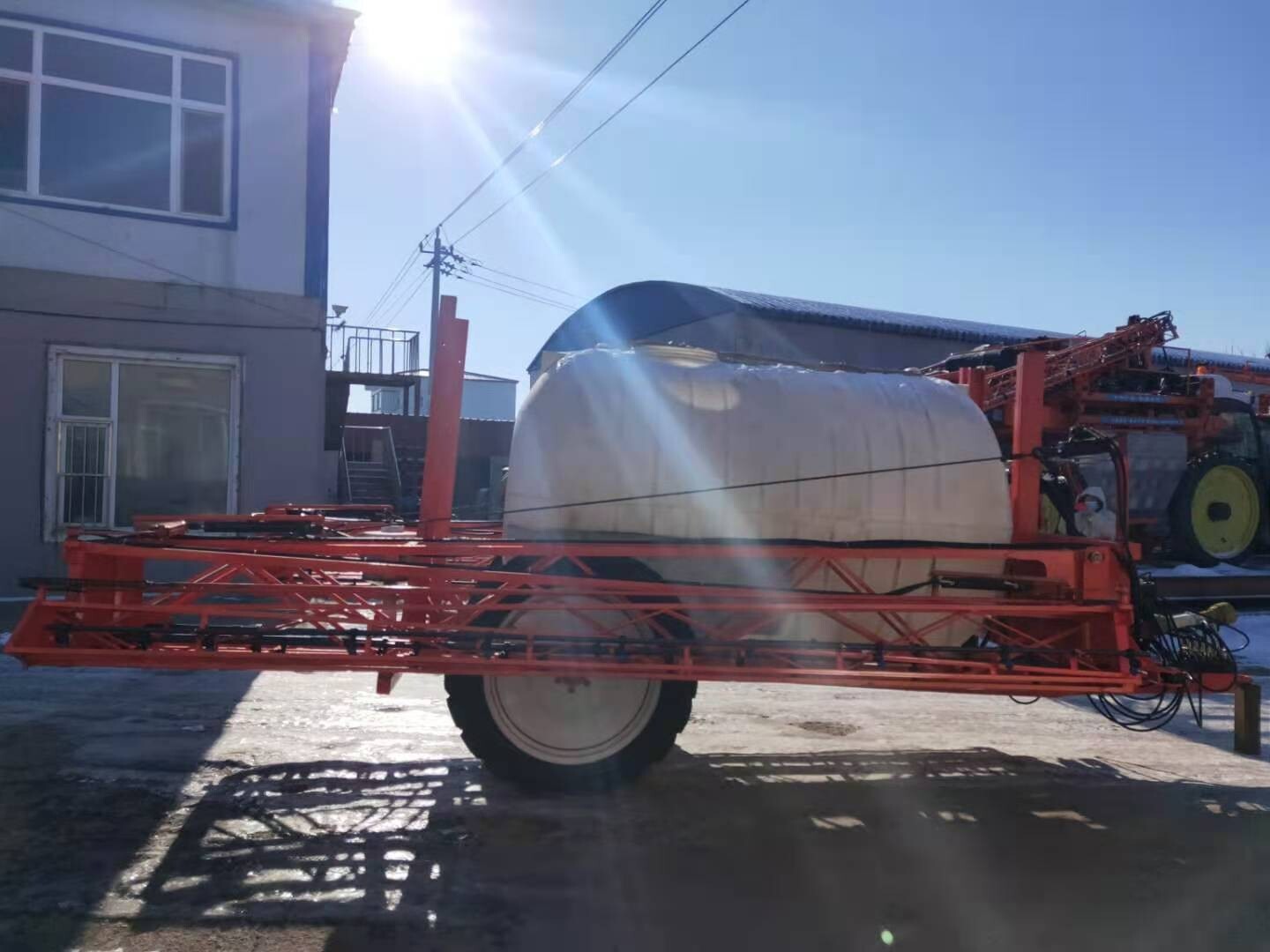 華璽3WPQ-5000牽引式玉米打藥機噴桿噴霧機廠家